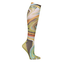 Alternate Image 1 for Celeste Stein® Women's Printed Closed Toe Compression Knee High Stockings
