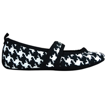 Alternate Image 9 for Nufoot Mary Jane Indoor Slippers Stretch with Non Slip Soles