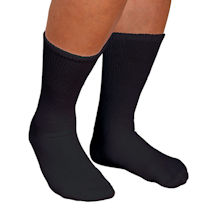 Alternate Image 1 for Men's Wide Calf Crew Socks - 3 Pack