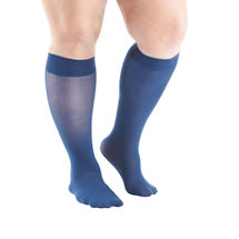 Alternate image Support Plus&#174; Women's Opaque Closed Toe Wide Calf Trouser Socks - 3 Pack