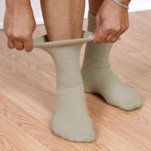 Alternate Image 5 for Buster Brown® Men's Non-Binding Diabetic Crew Socks-3 Pack