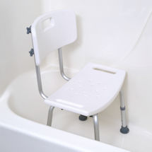 Alternate image Support Plus&reg; High Back Bath and Shower Seat with No Tool Assembly