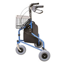 Alternate Image 1 for Support Plus® Deluxe 3 Wheel Rollator with Storage 