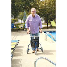 Alternate Image 11 for Support Plus® Deluxe 3 Wheel Rollator with Storage 
