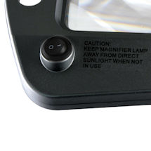 Alternate image for Adjustable Lighted Floor Standing Magnifier - 3x Magnification