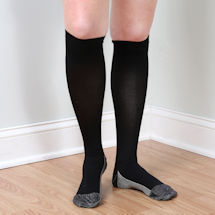Alternate image Support Plus&reg; Women's Opaque Moderate Compression Knee High Socks with Copper Fibers