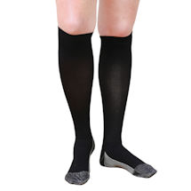 Alternate image Support Plus&reg; Women's Opaque Moderate Compression Knee High Socks with Copper Fibers