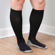Alternate image Support Plus&reg; Unisex Opaque Moderate Compression Hydrotech Moisture Wicking Knee High Socks