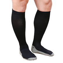 Alternate image Support Plus&reg; Unisex Opaque Moderate Compression Hydrotech Moisture Wicking Knee High Socks