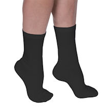 Alternate Image 2 for Support Plus® Coolmax Unisex Opaque Firm Compression Crew Socks