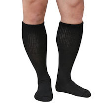 Alternate Image 3 for Men's Extra Wide Calf Diabetic Knee High Socks