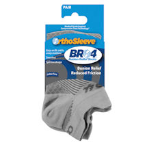 Alternate image Orthosleeve&trade; BR04 Bunion Relief Unisex Split Toe Mild Compression Mini-Crew Socks