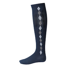 Alternate image Support Plus&reg; Unisex Moderate Compression Knee High Socks - Argyle