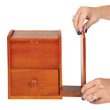 Alternate image Wood Recipe Box