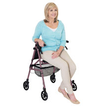 Alternate Image 5 for EZ Fold N Go Rollator with Seat