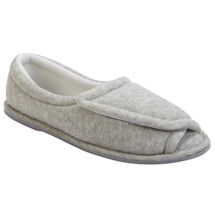Alternate Image 1 for Women's Terry Cloth Comfort Slippers - Grey