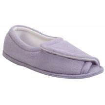 Alternate image Women's Terry Cloth Comfort Slippers - Lilac