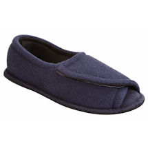 Alternate Image 1 for Women's Terry Cloth Comfort Slippers - Navy
