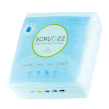 Alternate Image 1 for Scrubzz Rinse-Free Bath Sponges
