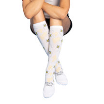 Alternate image NurseMates&reg; Unisex Moderate Compression Knee High Endangered Species Socks