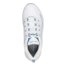 Alternate image for Easy Spirit Romy Leather Walking Shoes - White/Blue