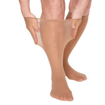 Alternate Image 1 for Women's XX Wide Calf Knee High Stockings