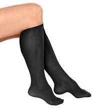 Alternate Image 2 for Women's XX Wide Calf Knee High Stockings