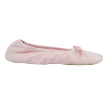 Alternate Image 1 for Muk Luks Stretch Satin Ballerina Slipper - Pink