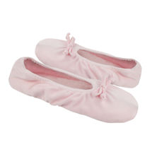 Alternate Image 5 for Muk Luks Stretch Satin Ballerina Slipper - Pink