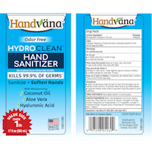 Alternate Image 4 for Handvana® HydroClean™ Hand Sanitizer Gel
