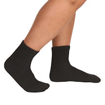 Alternate Image 1 for Unisex Diabetic Health Ankle Length Socks - 3 Pack