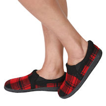 Alternate Image 1 for Foamtreads® Jacob Men's Buffalo Plaid Slippers