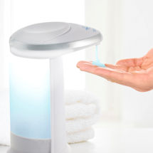 Alternate Image 1 for Touch Free Liquid Soap Dispenser with Light