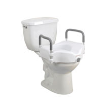 Product Image for Raised Toilet Seat with Arms