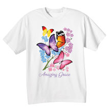 Alternate Image 1 for Women's Butterfly Inspirational T-Shirts or Sweatshirts