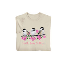 Alternate image for Women's Chickadee Inspirational T-Shirts or Sweatshirts