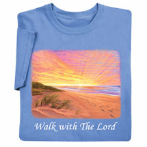 Product Image for Faith T-Shirts - Walk with The Lord - Blue