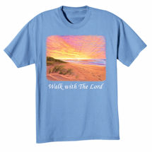 Alternate Image 1 for Faith T-Shirts - Walk with The Lord - Blue