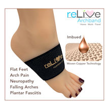 Alternate Image 2 for reLive® Archband Arch Support Sleeves - 1 Pair