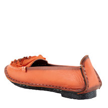Alternate Image 4 for L'Artiste Dezi Ballerina Slip-On Shoe - Orange