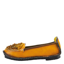 Alternate Image 1 for L'Artiste Dezi Ballerina Slip-On Shoe - Yellow