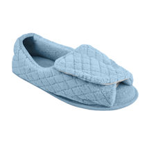 Muk Luks Micro Chenille Adjustable Slippers - Blue
