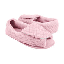 Alternate Image 4 for Muk Luks Micro Chenille Adjustable Slippers - Pink