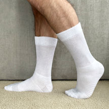 Product Image for Doctor's Choice® Unisex Diabetic & Neuropathy No Show, Quarter Crew, Crew Length Socks