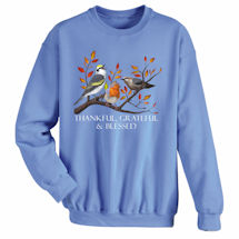 Alternate Image 2 for Thankful, Grateful & Blessed T-Shirts or Sweatshirts