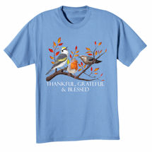 Alternate Image 1 for Thankful, Grateful & Blessed T-Shirts or Sweatshirts