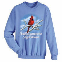 Alternate Image 2 for Cardinals Appear When Angels Are Near T-Shirts or Sweatshirts