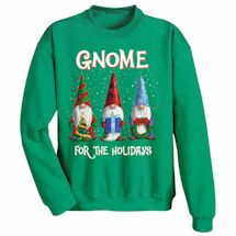 Alternate Image 2 for Gnome for the Holidays T-Shirts or Sweatshirts