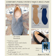 Alternate Image 14 for Comfort Insoles with Heel Pad