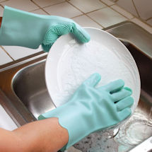 Product Image for Silicone Scrubbing Gloves